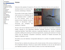 Tablet Screenshot of cronjelaw.com